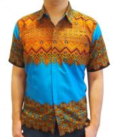 Men Batik Short Sleeve Shirt