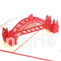 Harbour bridge 3d pop-up card