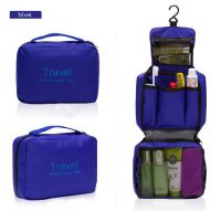 Oxford Hanging Foldable Women Travel Toiletry Bag Case