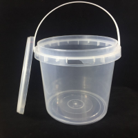 wholesale food grade round  2L plastic bucket