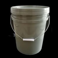 Wholesale food grade white round plastic bucket 15L,18L 20L 