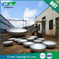 2000mm diameter various shape sa516gr70 material dished head for pressure