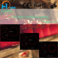 Hot sell in 2017 three burner induction cooker with CE, RoHS