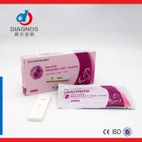 HCG pregnancy test cassette midstream