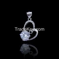 925 Sterling Silver Pendant (CZ Stone)