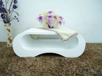 Ultra Modern Curved TV Stand TV Cabinet Gloss Ffinished