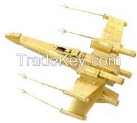 stainless steel Star Wars X-WingÃÂ Starfighter 3D jigsaw