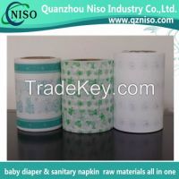 high quality plastic film for baby diaper backsheet raw materials