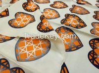 Custom Digital Print 100% Silk Twill Scarf