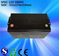 Solar Deep Cycle Battery 12V 100Ah Gel Lead Acid Battery Wholesale With Factory Price