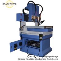 double heads small worktable mini cnc router for stone wood