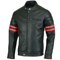 LEATHER MEN FASHION JACKET KMX-0081 From Pakistan