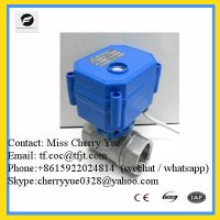 male female brass stainless steel 1.5nm CWX-15Q miniature electric ball valve for water From China