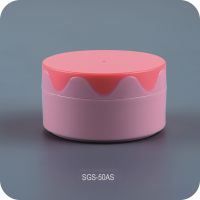Soft Touch Candy Plastic Cosmetic Packaging Face Cream Jars