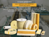 PBO/Para-aramid roller sleeve for aluminium extrusion company From China