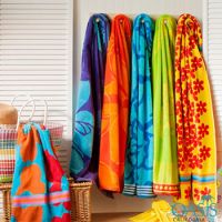 Bright Colored Beach Towels Wholesale From USA