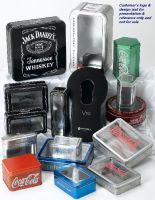 Rectangular tin case From Hong Kong