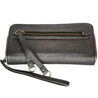 Fashion New Black Zipper PU Ladies Wallet