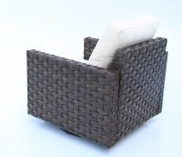 outdoor wicker sofa swivel glider (74205)