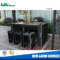 outdoor furniture bar table and chairs (B04)