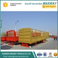 All kinds High Quality 2 3 4axle Cargo Fence Semi truck trailer with Good price
