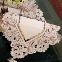 Handmade Cutout Embroidered Decorative Table Runner