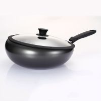 New High Quality Iron 32 Cm Nonstick Painting Cookware Wok Kitchen Appliances Pots And Pans  From China