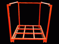 Nestable stack rack portable rack for easier handling