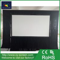 XYSCREEN 200 inch fast folding projection screen commercial exhibition show screen inflatable projector screen