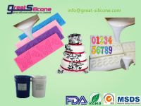 GS-A10 10 shore A food grade rtv-2 silicone rubber for decorative lace mold    