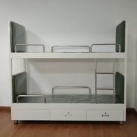 ship bunk bed aluminium bunk bed with powder coating with two drawers
