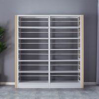 Used Library Bookcases Metal Multi Layers Book Rack