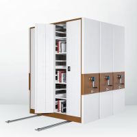 Luoyang Factory Library Steel Shelving Cabinet with 2 Doors