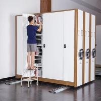 Metal Mobile Filing Archives Storage Cabinet Furniture Compact Shelving