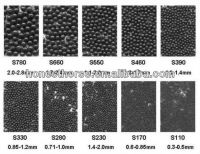 cast steel shot s390 used for sand blasting cabin