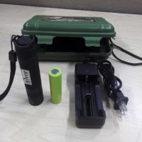 Korea imported SVC rechargeable uv led flashlight