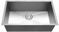 30&amp;quot; single bowl 304 stainless steel sink undermount handmade kitchen sink # S3018