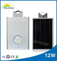 12W all in one integrated solar outdoor light From China