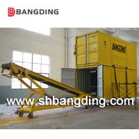 Port containerized weighing and bagging machine for cement and fertilizer