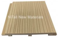 Flame resistance wooden-plastic composite wall board panel