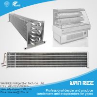 low price copper tube refrigeration truck fin condenser