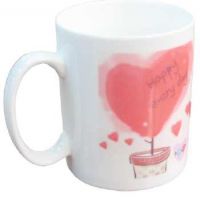 white color porcelain cap mug