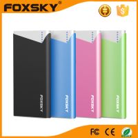 Best quality Type-C port QC2.0 fast charging mobile power bank 10000mah