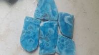 Larimar raw stones