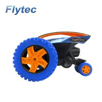 Flytec 015 Rc Car 360 Degree Bouncing Rotation Devil Fish Crazy Gyro Truck Rock With Light Rtr Blue