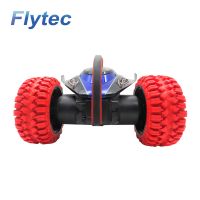 Flytec 015 Rc Car 360 Degree Bouncing Rotation Devil Fish Crazy Gyro Truck Rock With Light Rtr Red