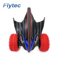 Flytec 015 Rc Car 360 Degree Bouncing Rotation Devil Fish Crazy Gyro Truck Rock With Light Rtr Red