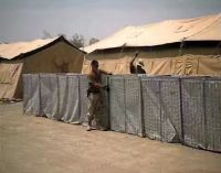 galvanized welded gabion hesco bastion for military in China