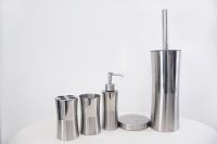 Stainless steel bathroom accessories toilet brush lotion holder soap dish