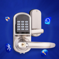 Bluetooth smart locks  for hotel and apartment Compatible with iOS and Android mobilephone app security door locks remote key open door